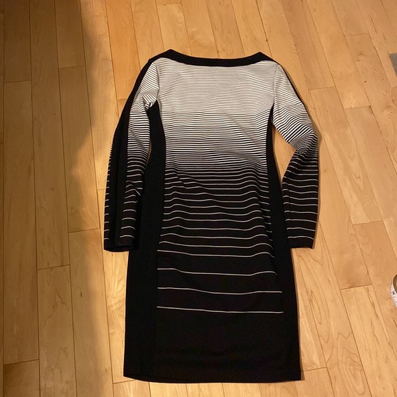 BCBGMAXAZRIA Rigby Striped Ponte Sheath Dress - Picture 4 of 8